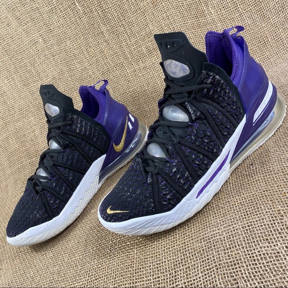 Nike LeBron Other - NIKE Lebron XVlll Running  Basketball Shoes Laces Up CQ9283 004Size 8.5